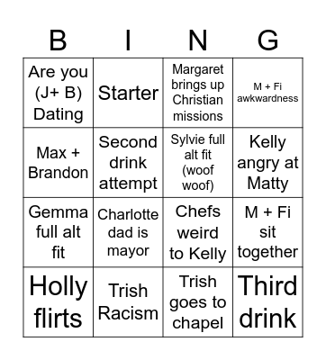 Work Bingo Card