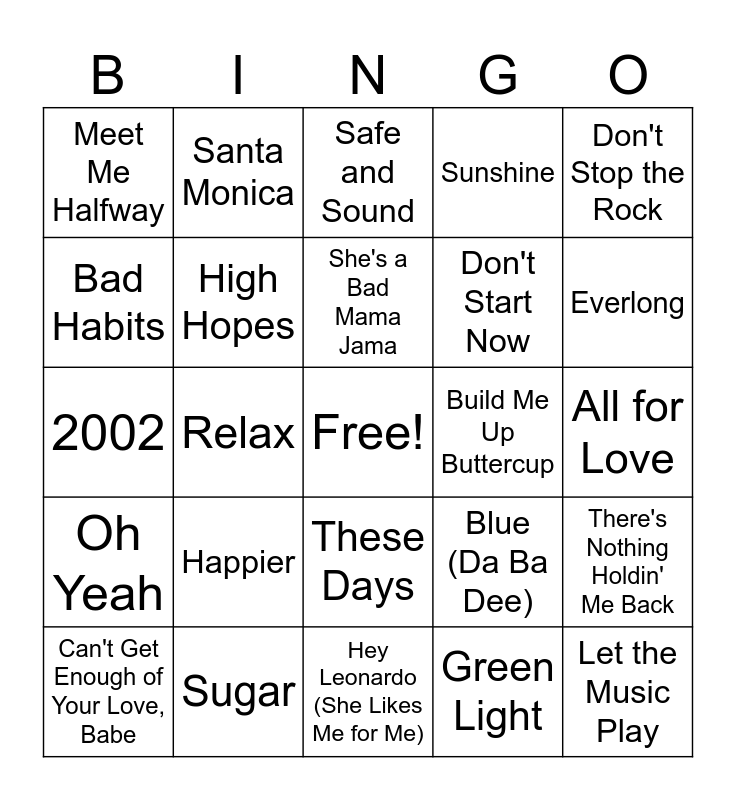 44MB ROUND 1 Bingo Card