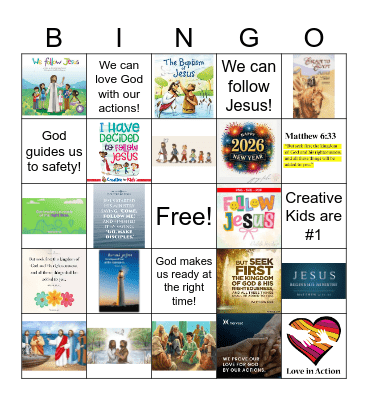 Measure Up Bingo Card