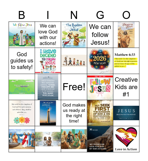 Measure Up Bingo Card