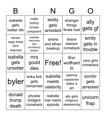 2026 bingo card Bingo Card