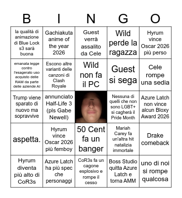 Bingo 2026 CoR3s World Bingo Card