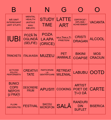 2025 CAROUSEL RECAP Bingo Card