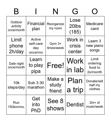 2026 BINGO Card