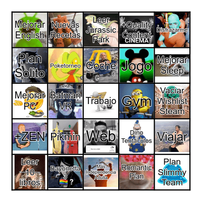 Arkian25's 2026 Bingo Card Bingo Card