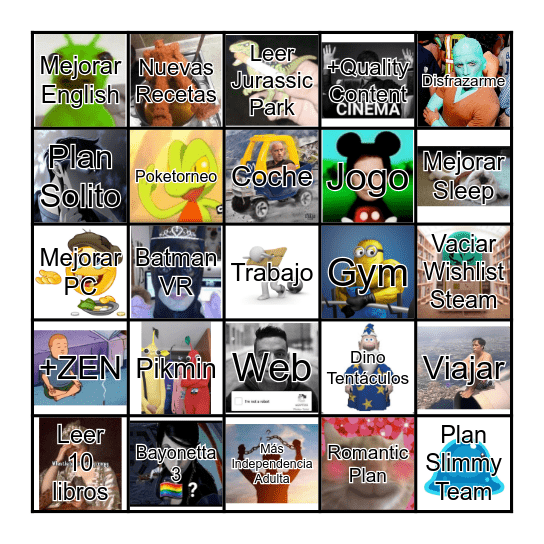 Arkian25's 2026 Bingo Card Bingo Card