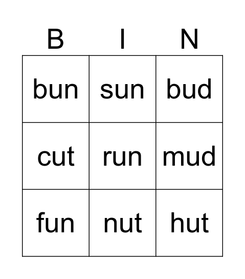 Sounds Great 2 Unit 8 Bingo Card