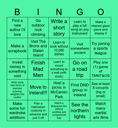a siller 2026 Bingo Card