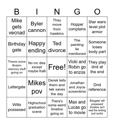 Post vol2 s5 ST bingo Card