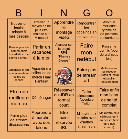 Bingo de la sorcière pour 2026 Bingo Card