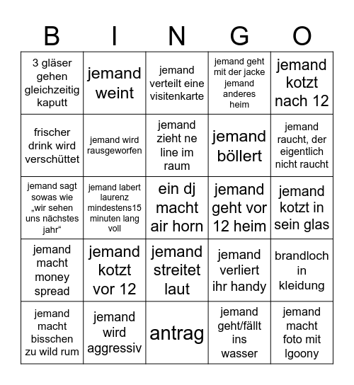 usus bingo 25-26 Bingo Card