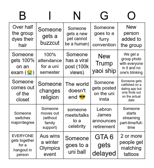 2026 CI BINGO Card