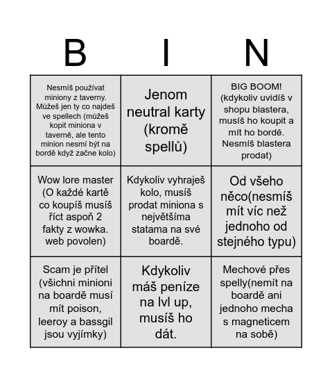 Hs Bg Bingo Card