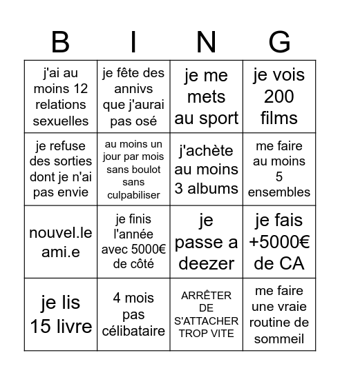 Bingo MWA 2026 Bingo Card