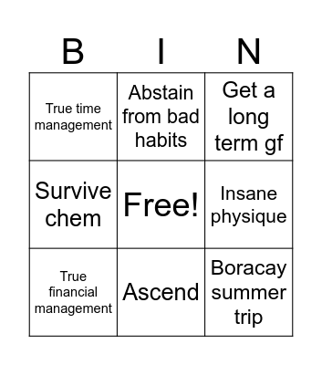 2026 bingo card Bingo Card