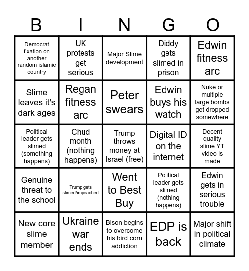 2026 BINGO Card