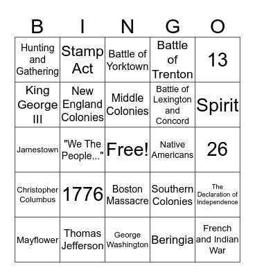 Grade 8... so far Bingo Card