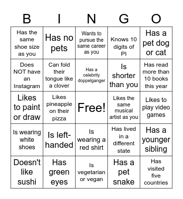 NYE at Charnwood Bingo!! Bingo Card