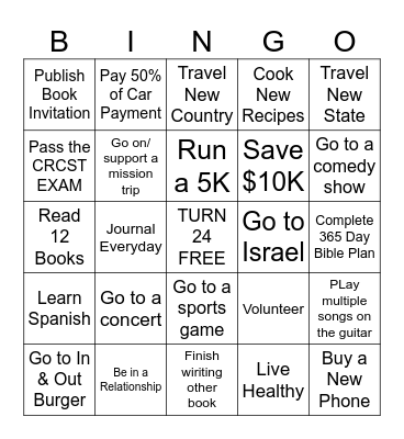 2026 REGBingo Card