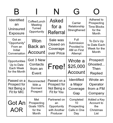 2026 MIC Sales Team Bingo Card