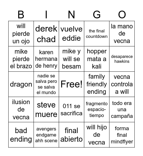 ST5 CAP FINAL Bingo Card