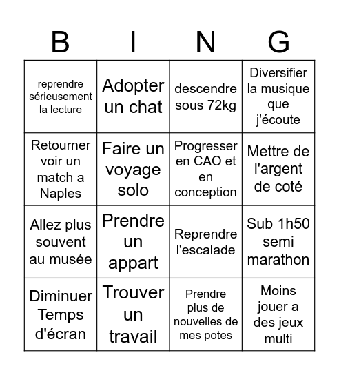 Bingo 2026 Bingo Card