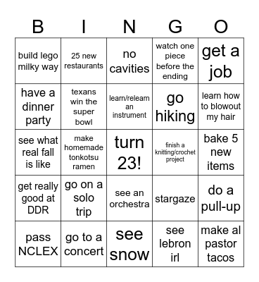 cici's 2026 bingo Card