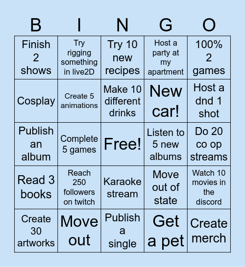 2026 bingo card Bingo Card