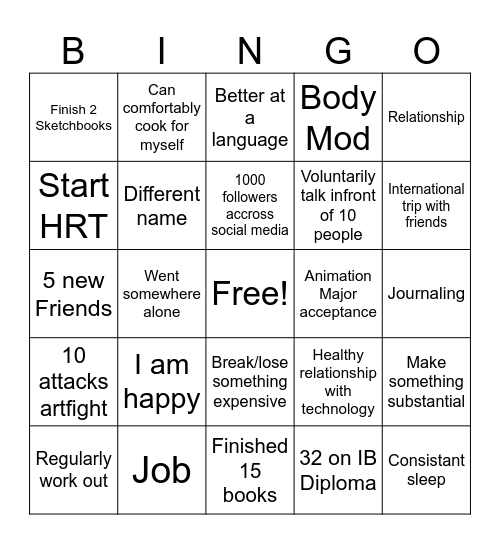2026 predictions Bingo Card