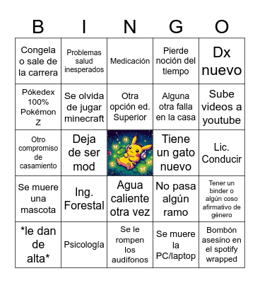 2026 Proyecciones Mel Bingo Card