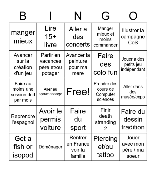 2026 Bingo Lou Bingo Card