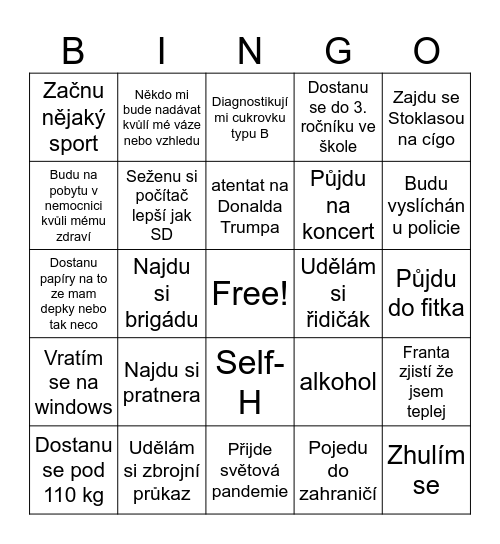 2026 bingo card Bingo Card