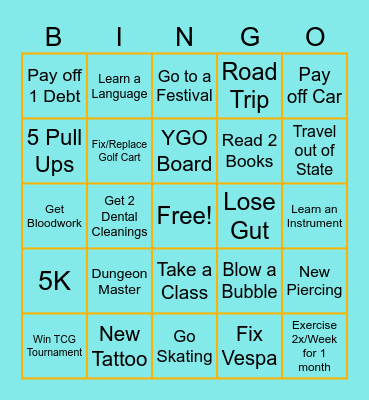 2026 BINGO Card