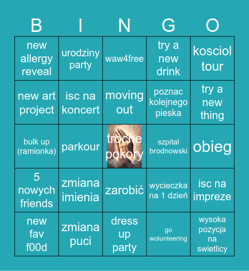 BINGO 2026 Bingo Card