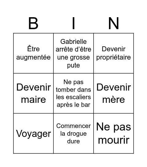 bingo 2026 Bingo Card