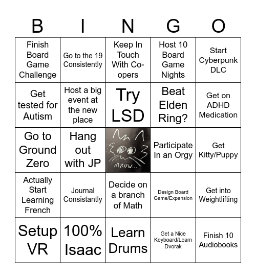 2026 Bingo! Bingo Card