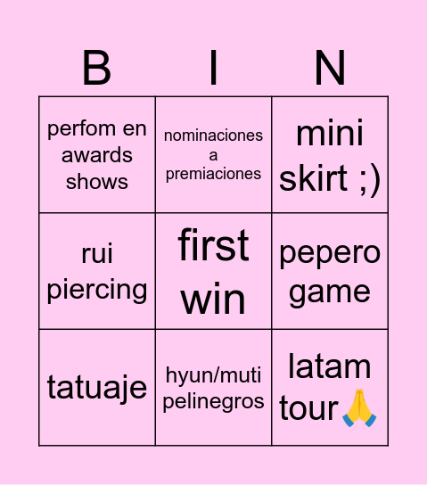 lovies predictions 2026 Bingo Card