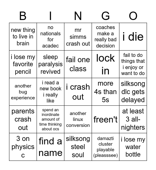 morally grey bingo 2026 Bingo Card