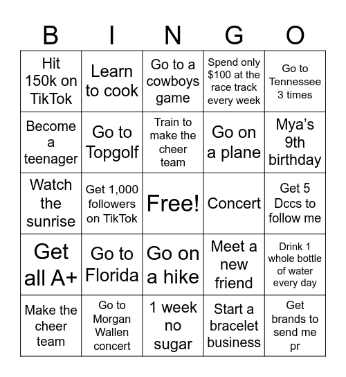 2026 bingo card Bingo Card
