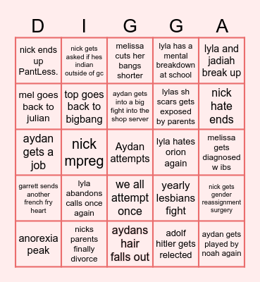 the commune of obema have four googolplex gaydiggaz bingo Card