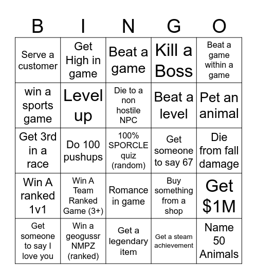 Ludwig VS Joe Bartolozzi (Bro vs Bro) Bingo Card