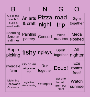 xWind & Luxanq 2026 Bingo Card