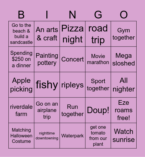 xWind & Luxanq 2026 Bingo Card