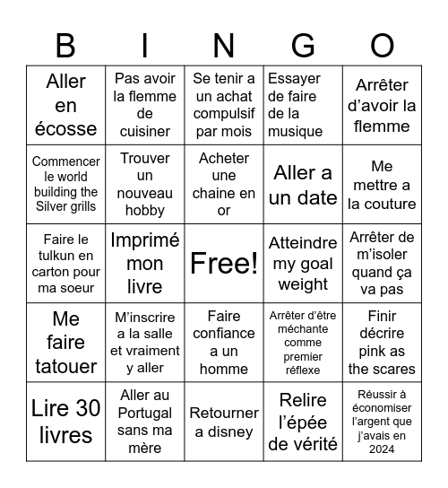 2026 i guess Bingo Card