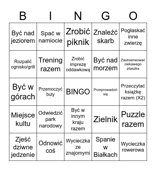 Bingo 2026 Bingo Card
