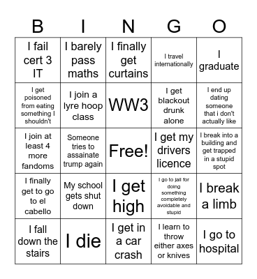 2026 Bingo Card