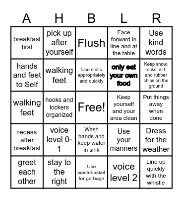 Paw Pride Bingo! Bingo Card