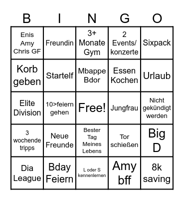 Hasuna 2026 Bingo Card