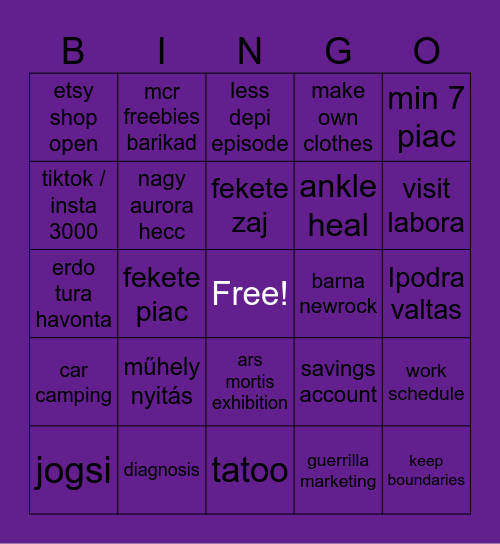 ꧁༒☬𝖏𝖆𝖓𝖆 2026☬༒꧂ Bingo Card