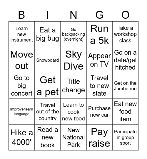 2026 DINE & DASH Bingo Card